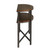 Breckinridge - Mahogany Spice w/ Pewter Metal - Demilune Sofa Table (348-OT1030) by Liberty Furniture