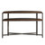 Breckinridge - Mahogany Spice w/ Pewter Metal - Demilune Sofa Table (348-OT1030) by Liberty Furniture