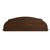 Breckinridge - Mahogany Spice w/ Pewter Metal - Demilune Sofa Table (348-OT1030) by Liberty Furniture