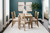 Sanbriar - Light Brown - Dining Table and Chairs (Set of 7) (D393-425) by Ashley