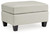 Genoa - Coconut - Ottoman (4770414) by Ashley