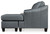 Genoa - Steel - Sofa Chaise (4770518) by Ashley