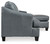 Genoa - Steel - Sofa Chaise (4770518) by Ashley