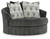 Biddeford - Shadow - Oversized Swivel Accent Chair (3550421) by Ashley