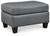 Genoa - Steel - Ottoman (4770514) by Ashley