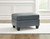 Genoa - Steel - Ottoman (4770514) by Ashley