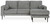 Hazela - Charcoal - Sofa Chaise (4110218) by Ashley