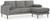 Hazela - Charcoal - Sofa Chaise (4110218) by Ashley