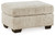 Lonoke - Parchment - Ottoman (5050514) by Ashley