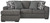 Gardiner - Pewter - Sofa Chaise (5240418) by Ashley