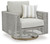 Seton Creek - Gray - Outdoor Swivel Lounge with Cushion (P798-821) by Ashley