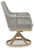 Seton Creek - Gray - Outdoor Swivel Dining Chair (Set of 2) (P798-602A) by Ashley