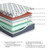 14 Inch Chime Elite 2.0 - White/Blue - King Mattress (M42741) by Ashley