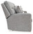 Biscoe - Pewter - Power Reclining Loveseat (9050318) by Ashley