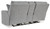 Biscoe - Pewter - Power Reclining Loveseat (9050318) by Ashley