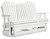 Hyland wave - White - Outdoor Glider Loveseat (P111-835) by Ashley