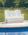 Hyland wave - White - Outdoor Glider Loveseat (P111-835) by Ashley