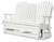 Hyland wave - White - Outdoor Glider Loveseat (P111-835) by Ashley