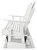 Hyland wave - White - Outdoor Glider Loveseat (P111-835) by Ashley