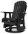 Hyland wave - Black - Outdoor Swivel Glider Chair (P108-820) by Ashley
