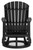 Hyland wave - Black - Outdoor Swivel Glider Chair (P108-820) by Ashley