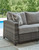 Oasis Court - Gray - Outdoor Sofa/Chairs/Table Set (Set of 4) (P335-081) by Ashley