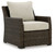 Brook Ranch - Brown - Outdoor Lounge Chair with Cushion (P465-820) by Ashley