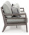 Hillside Barn - Gray/Brown - Outdoor Sofa with Cushion (P564-838) by Ashley