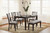 Langwest - Brown - Dining Table and 4 Chairs and Bench (Set of 6) (D422-325) by Ashley
