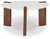 Isanti - White/Brown - Coffee Table (T652-8) by Ashley