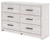 Cayboni - Whitewash - Dresser (B3788-31) by Ashley
