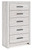Cayboni - Whitewash - Chest of Drawers (B3788-46) by Ashley