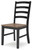 Wildenauer - Brown/Black - Dining Chair (Set of 2) (D634-01) by Ashley