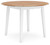 Gesthaven - Natural/White - Dining Drop Leaf Table (D398-15) by Ashley