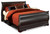 Huey Vineyard - Black - Queen Sleigh Bed (B128B4) by Ashley