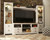 Willowton - Whitewash - 4-Piece Entertainment Center (W267W3) by Ashley