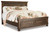 Flynnter - Medium Brown - King Panel Bed with 2 Storage Drawers (B719B14) by Ashley