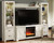 Bellaby - Whitewash - 4-Piece Entertainment Center with Fireplace (W331W5) by Ashley
