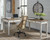 Realyn - White/Brown - 2-Piece Home Office Desk (H743H1) by Ashley
