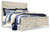 Bellaby - Whitewash - King Crossbuck Panel Bed (B331B10) by Ashley
