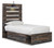 Drystan - Multi - Twin Panel Bed with 2 Storage Drawers (B211B8) by Ashley