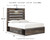 Drystan - Multi - Full Panel Bed with 4 Storage Drawers (B211B12) by Ashley