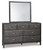Caitbrook - Gray - Dresser and Mirror (B476B1) by Ashley