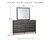 Caitbrook - Gray - Dresser and Mirror (B476B1) by Ashley