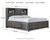 Caitbrook - Gray - Queen Storage Bed with 8 Drawers (B476B2) by Ashley