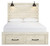 Cambeck - Whitewash - Queen Panel Bed with 2 Storage Drawers (B192B8) by Ashley