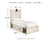 Cambeck - Whitewash - Twin Panel Bed with 4 Storage Drawers (B192B21) by Ashley