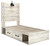 Cambeck - Whitewash - Twin Panel Bed with 4 Storage Drawers (B192B21) by Ashley