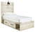 Cambeck - Whitewash - Twin Panel Bed with 2 Storage Drawers (B192B13) by Ashley