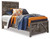 Wynnlow - Gray - Twin Crossbuck Panel Bed (B440B16) by Ashley